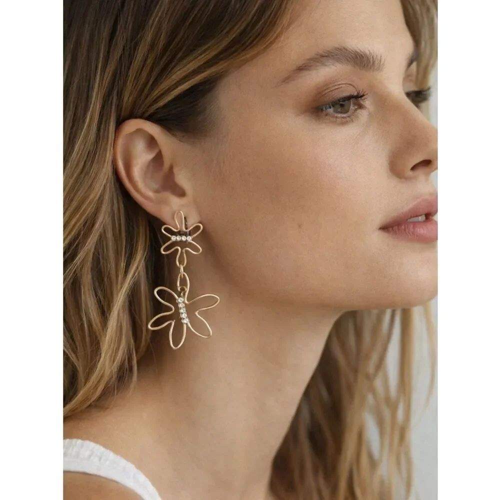 Bohemian drop earrings A349